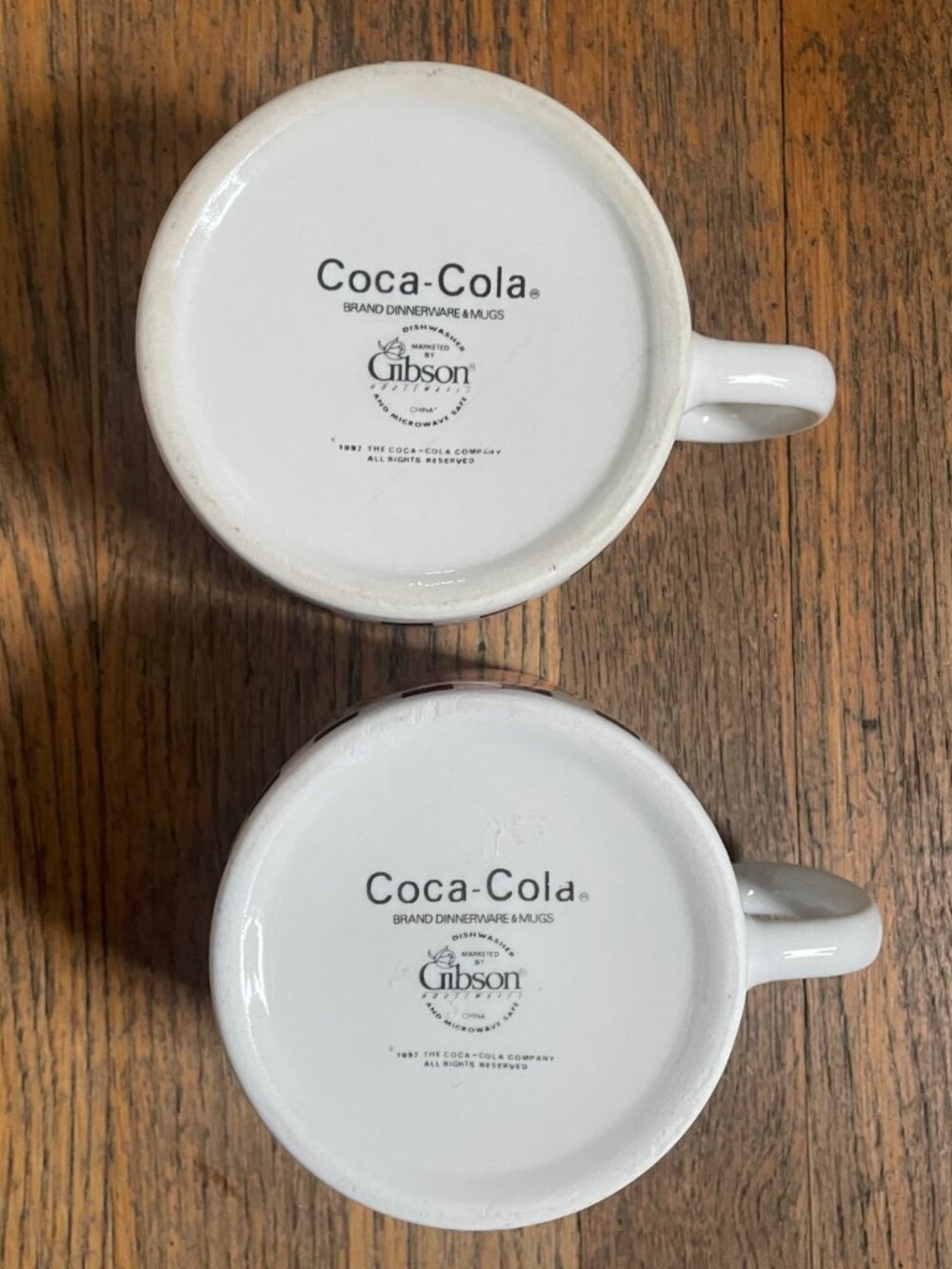 Coca-Cola Vintage Mugs 1997 by Gibson - Picture 4 of 7